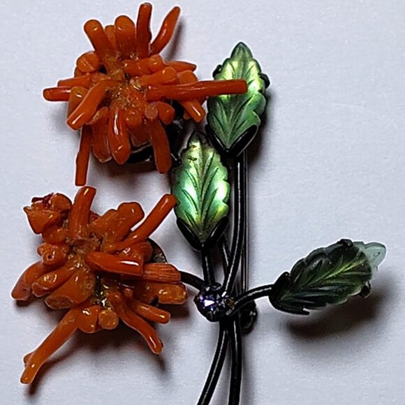 Vintage Coral green giaro leader Rare and Unique - Picture 3 of 6